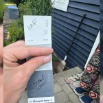 Exterior painting color consultation using Benjamin Moore swatches by Willow Tree Painting & Home Improvement in Warwick, NY.