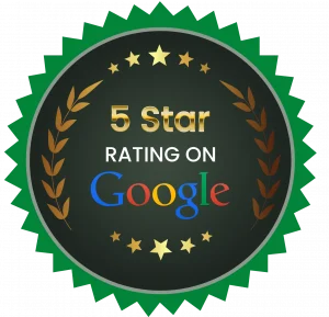 5 star google rating badge