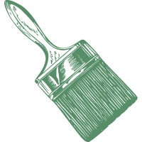 willow tree painting paintbrush icon