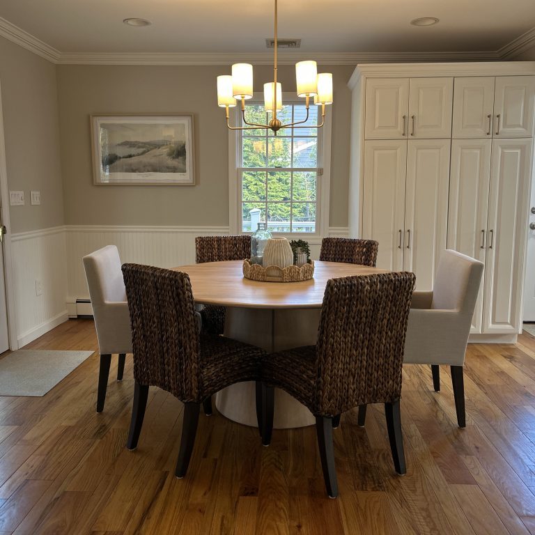 High-End Kitchen Cabinet Refinishing New York New Jersey specializing in custom white, two-tone, and greige cabinet finishes.